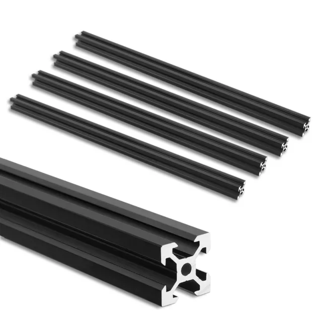 4x Profil Aluprofil 20x20 V-Slot Aluminiumprofil Extrusions 40cm für 3D-Drucker