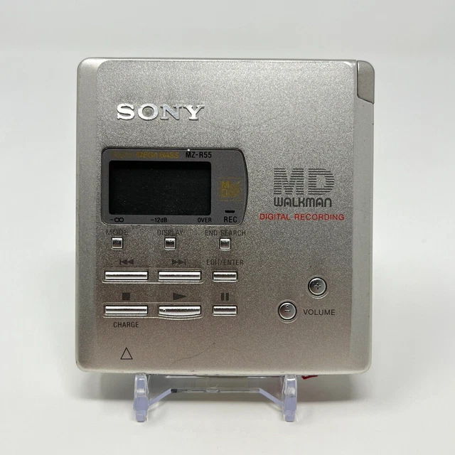 SONY MD WALKMAN MZR55 Minidisc Player FOR PARTS/REPAIR Untested 49.