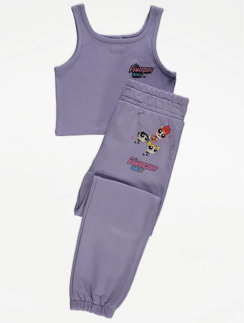 Powerpuff Girls Top and Joggers Summer Loungewear Tracksuit Nightwear Pyjamas