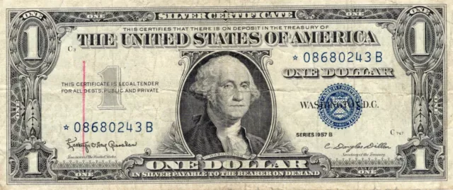 1957-B $1 Silver Certificate #321-10