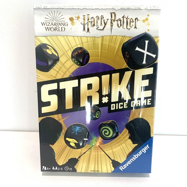 HARRY POTTER STRIKE Dice Game Wizarding World Wizard Hogwarts Board