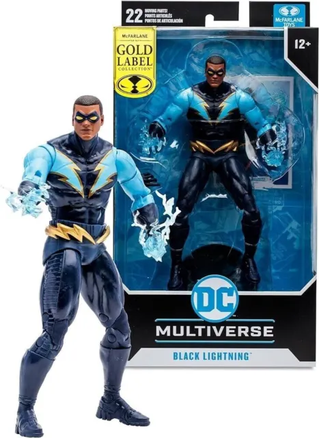 McFarlane DC Multiverse Gold Label Final Crisis Black Lightning 7 " Figure NEW