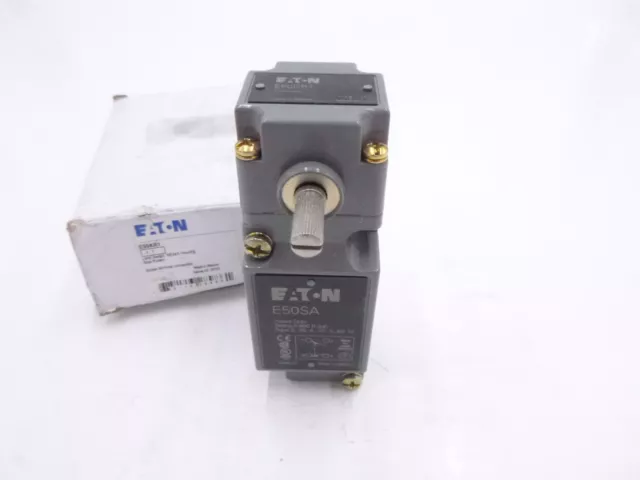 Eaton E50AR1 Heavy Duty Limit Switch Side Rotary Actuator Type 10A 600V