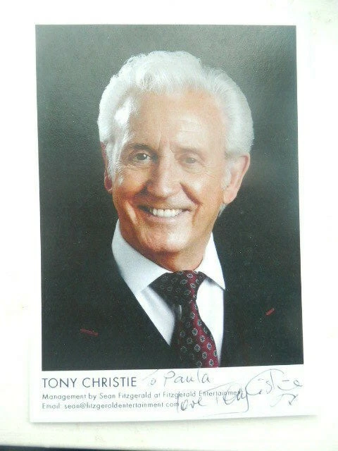Tony  Christie   -  British  Singer   -   Autographed    Photo
