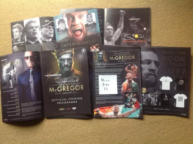 Experience With Conor McGregor Official Programme Retired UFC Fighter Proper 12