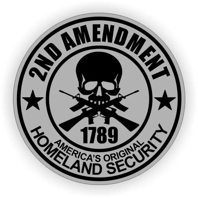(10) 2nd Amendment Hard Hat Decals / Biker Motorcycle Helmet Stickers Black Ops