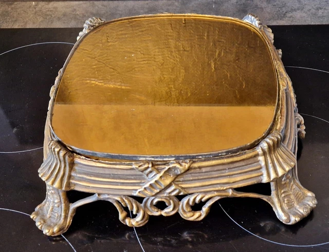 Grand Plat Creux VERECO France Vintage – Marron Fumé/ambre – 27 Cm – Neuf D'époque
