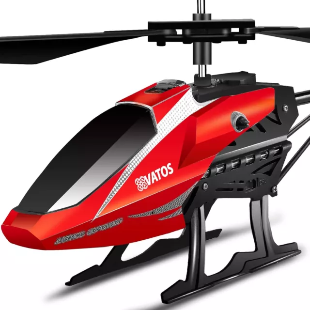 VATOS Hubschrauber Ferngesteuert RC Helikopter Spielzeug mit LED Licht 2 Farben