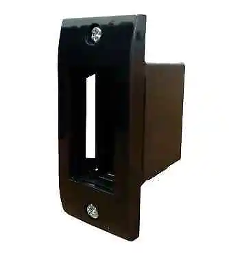 Porta pulsante ElettroCanali Nero (compatibile con LivingLight BTicino)