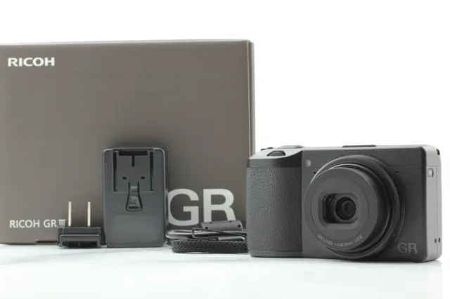 【TOP MINT IN BOX】 Ricoh GR III 24.2MP APS-C Compact Digital Black Camera Japan