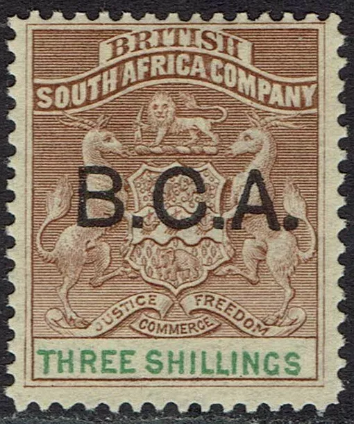 British Central Africa 1891 Arms 3/-