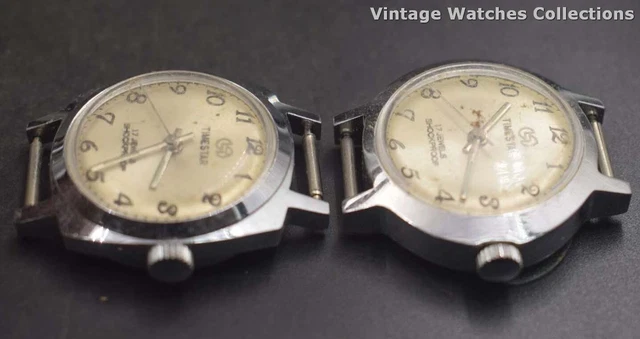 Timestar-P-62A Winding Non Working Watch For Parts & Repair Work O-21952
