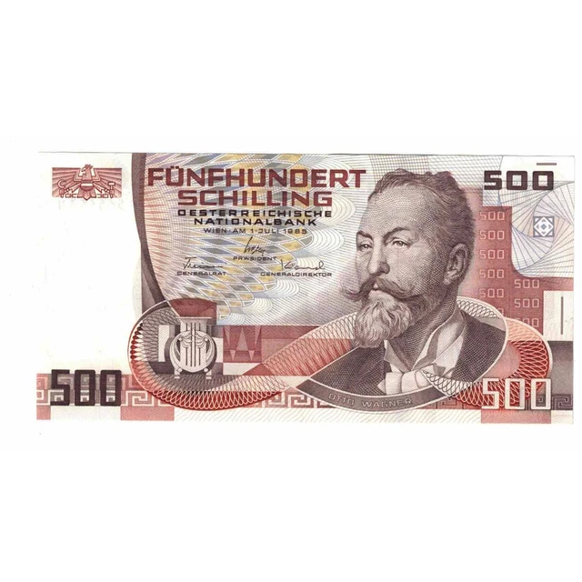 [#332666] Banknote, Austria, 500 Schilling, 1985, 1985-07-01, KM:151, AU