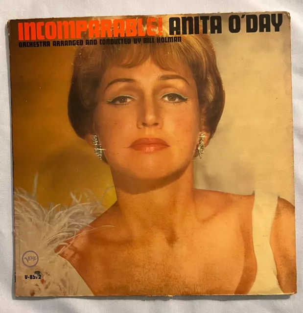 Anita O'Day "Incomparable!" - VG/VG - 1964 Vinyl LP Record - Verve - ultrasonic Anita O'Day "Incomparable!" - VG/VG - 1964 Vinyl LP Record - Verve - ultrasonic
