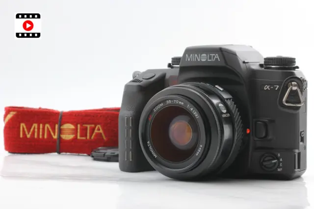 [Near MINT] Minolta a-7 Alpha Maxxum Dynax Film Camera Zoom 35-70mm lens JAPAN