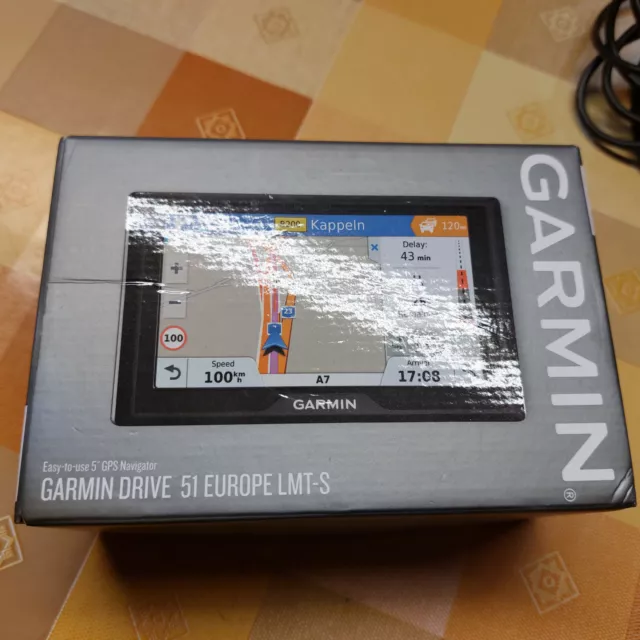 Garmin Drive 51 LMT-S EU Navigationsgerät - Schwarz (010-01678-12)