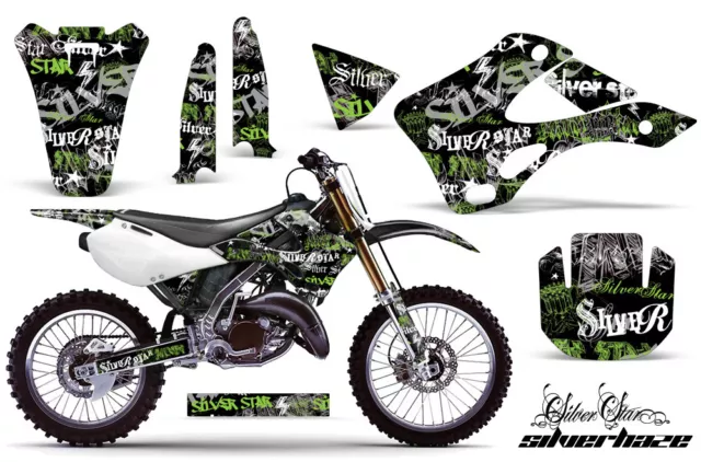 Dirt Bike Adesivi Kit Grafica Copertura Per Kawasaki KX125 KX250 99-02 SSSH G K
