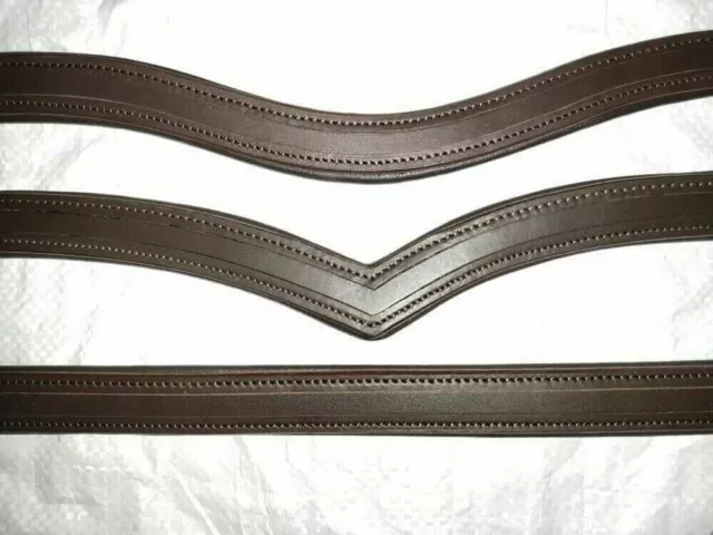Empty Channel Padded Browband For Bridles 14 MM All Sizes.