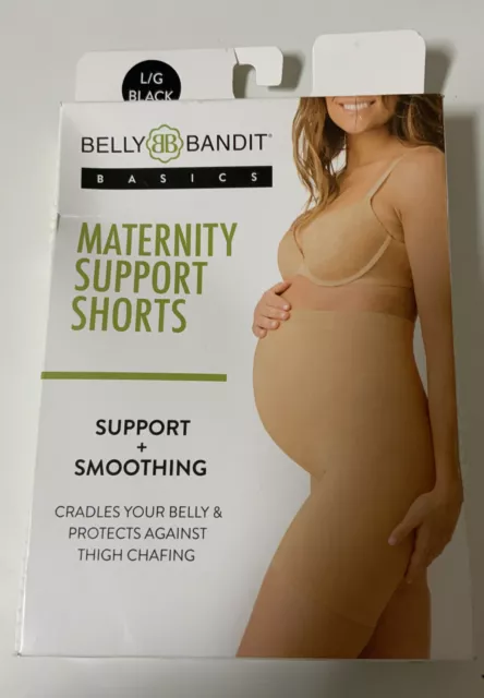 🧷 Belly Bandit Basics Maternity Support Shorts Black, Large