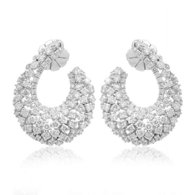 Boucles D'oreilles Diamant Cz 3 Mm En Or Massif 18K - Neuf Avec étiquettes