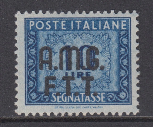 Italy Trieste A (AMG-FTT) - Segnatasse Sassone n.12 MH* cv 300$