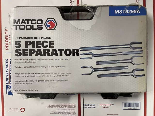 New Matco Tools 5 Piece Pickle Fork Separator Set - MST6299A