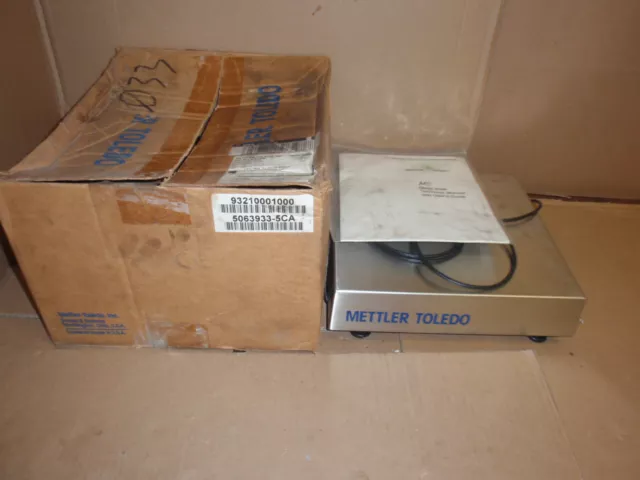 MS025P000 Mettler Toledo NEUF dans sa boîte balance de pesage en acier inoxydable en 93210001000