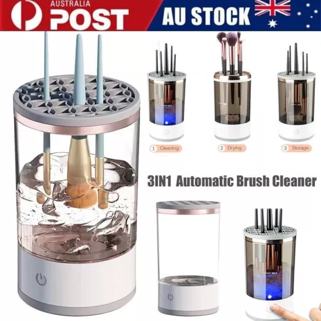 Electric Makeup Brush Cleaner & Dryer Machine Automatic Brush Fast Cleaning Tool