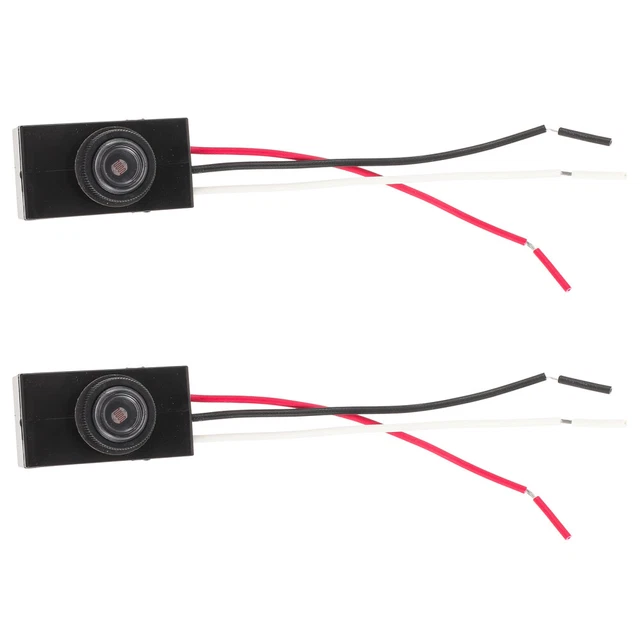 2 PCS HARDWIRED Post Control Outdoor Lights Dusk to Dawn £11.35