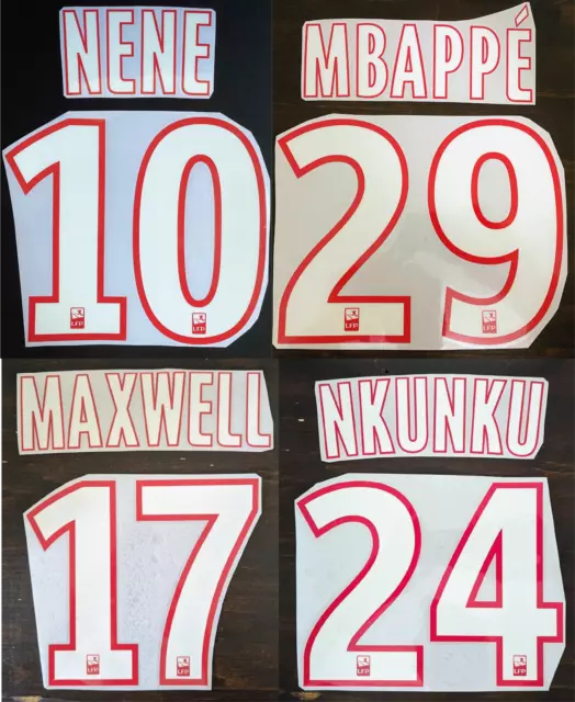 Nameset / Flocage PSG Home-Away PSG 2010 à 2018