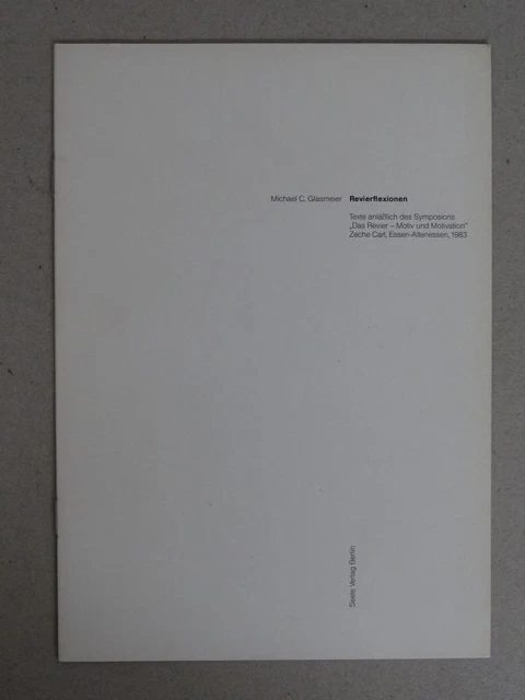 8 Werke Michael Glasmeier - Walfang Lyrik Gedicht Pontomoro Freunde Kunst - 1980 7