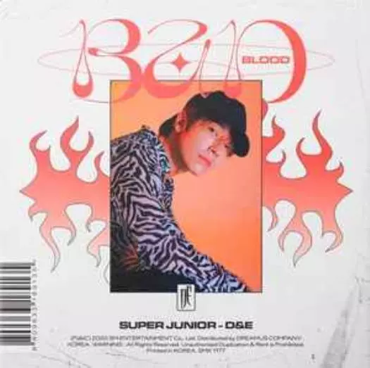 Super Junior Donghae & Eunhyuk Bad Blood w/ Booklet & Cardboard Artwork MUSIC CD