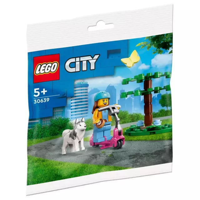 Lego Polybag City Dog Park And Scooter  Ref 30639 *Neuf Scellé*