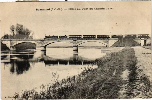 CPA Beaumont Oise au Pont du Chemin de fer (1319321)