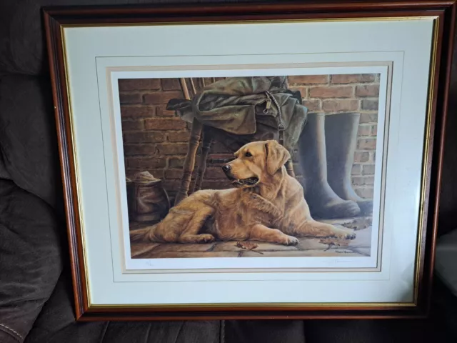 Patience   Nigel hemming  Golden retriever signed Ltd edition