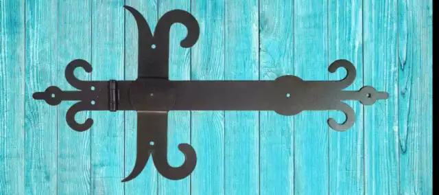 Gate Hinge Hinges Heavy Duty Black Iron Inches Pack Door Barrel Set For Wooden