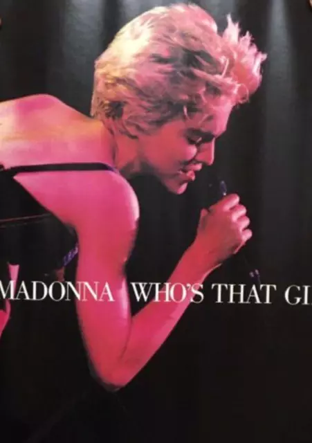 MADONNA 1987 Japan concert poster clip