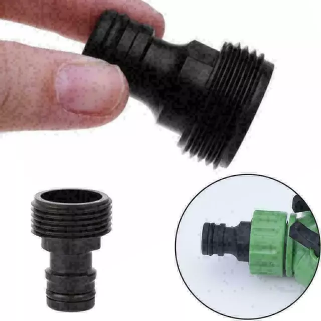 3/4" Threaded Tap Adapter Garden Water Hose Male Quick Connector High quali 9CV1
