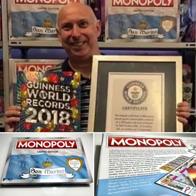 RARE MONOPOLY SAN MARINO LIMITED EDITION 5000 PIECES Guinness World Record