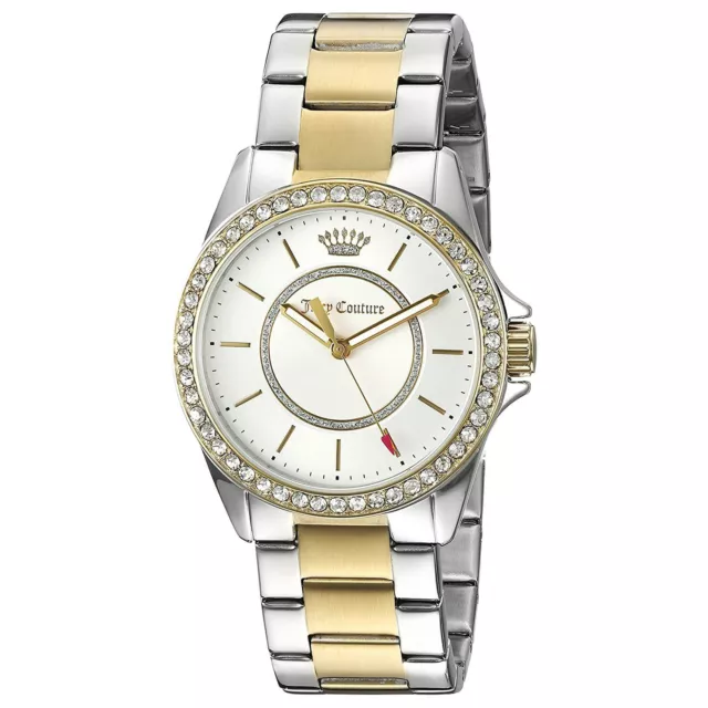 Juicy Couture 1901411 White Dial Gold Stainless Steel Bracelet Women's Watch