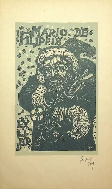Ex libris Mario de Filippis.