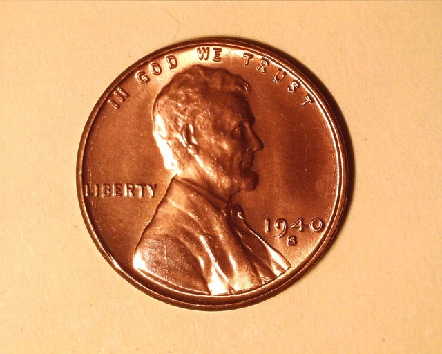 1940-S Lincoln Wheat Cent -BU ~ 1120-2