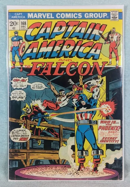Captain America and Falcon #168 (Marvel Comics, 1973) 1st Appearance Helmut Zemo