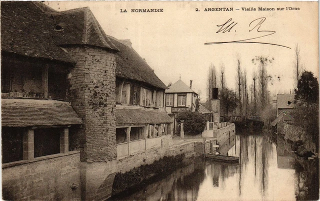 CPA La Normandie - ARGENTAN - Old House on the Orne (435309)