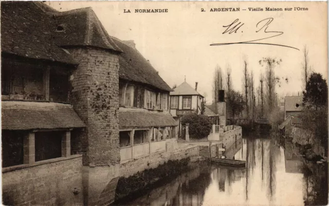 CPA La Normandie - ARGENTAN - Vieille Maison sur l'Orne (435309)