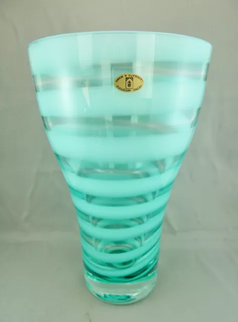 schöne Glas Vase vetro artistico lavorato a mano Murano