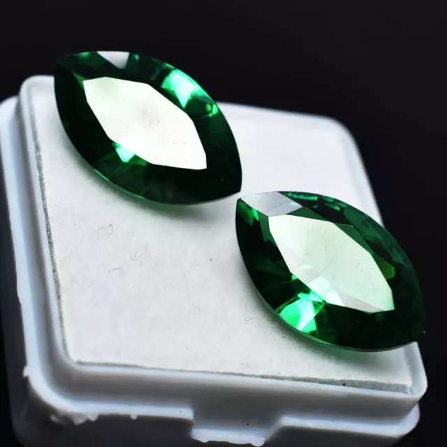 18 Ct Natural Tsavorite Green Garnet Marquise Cut CERTIFIED Loose Gemstone