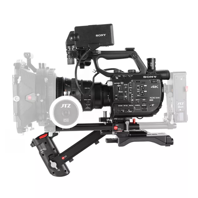 JTZ DP30 Baseplate Shoulder Rig 15mm Rod KIT Handle Grip For SONY FS5 PXW-FS5