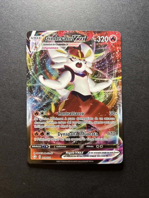 pokemon cinderace vmax card Cinderace Vmax Fusion Strikes 045/264, NM Pokemon Card main image 0
