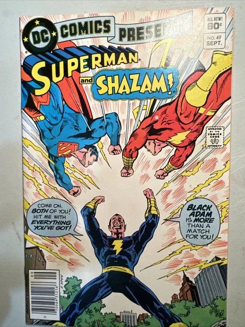 DC Comics Presents #49 (DC Comic 1982) Superman & SHAZAM vs Black Adam 9.0+ NM